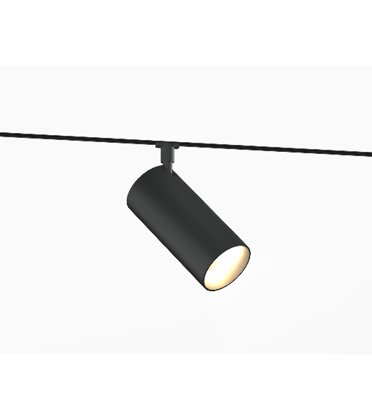 Трековый светильник GL2315 BK черный IP20 24W 3CCT 3000-6400K 48V D65*140