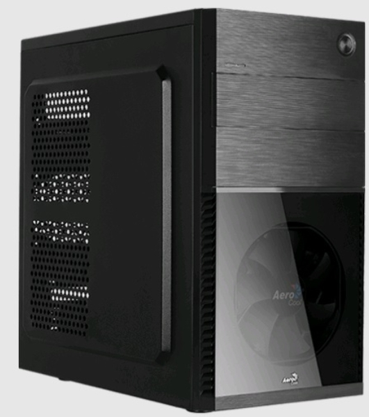 Компьютерный корпус Aerocool/Formula Cs-105, mATX, без БП, 187x361x355мм (ШxГxВ), USB 3.0 x1, USB 2.0 x1, металл 0,5мм, 120-мм вентилятор в комплекте, черный