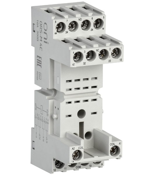 Розетка ORS-M для реле ORM 4C ONI ORS-M-1-4-G