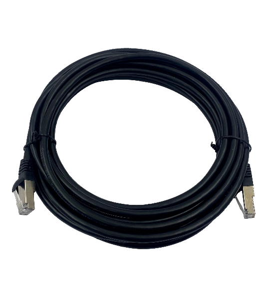 Патч-корд Buro STP 4 пары cat.7 CCA molded 5м черный RJ-45 (m)-RJ-45 (m)
