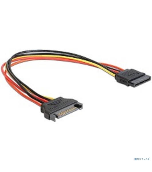 Удлинитель кабеля питания SATA Cablexpert CC-SATAMF-02, 15pin(M)/15pin(F), 50 см
