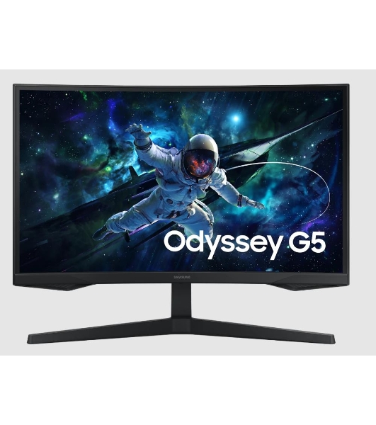Монитор 27' Samsung S27CG550EI VA 2560x1440, 165 Гц, 1 мс, 16:9, 300 кд/м2, 1xHDMI, 1xDP, изогнутый, черный