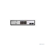 Коммутатор неуправляемый PoE ORIGO Unmanaged Switch 8x1000Base-T PoE, 2x1000Base-X SFP, PoE Budget 120W, 19' w/brackets, фото14
