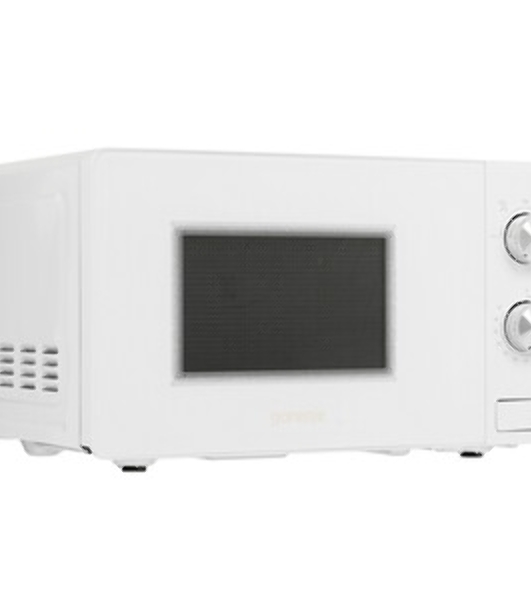 Микроволновая печь Gorenje MO20E1W2 белый, 20 л, 800 Вт, переключатели - поворотный механизм