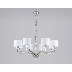 Люстра Ambrella light LH71123/8 SN/WH никель/белый E14/8 max 40W D840*880, фото5