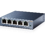 Коммутатор TP-Link SOHO TL-SG105 5-port Desktop Gigabit Switch, 5 10/100/1000M RJ45 ports, metal case, фото4