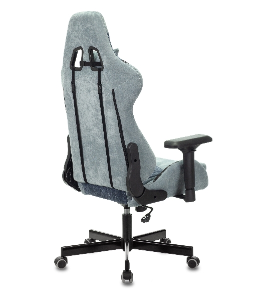 Кресло Бюрократ VIKING 7 KNIGHT BL FABRIC синий, ткань, 120 кг, механизм качания