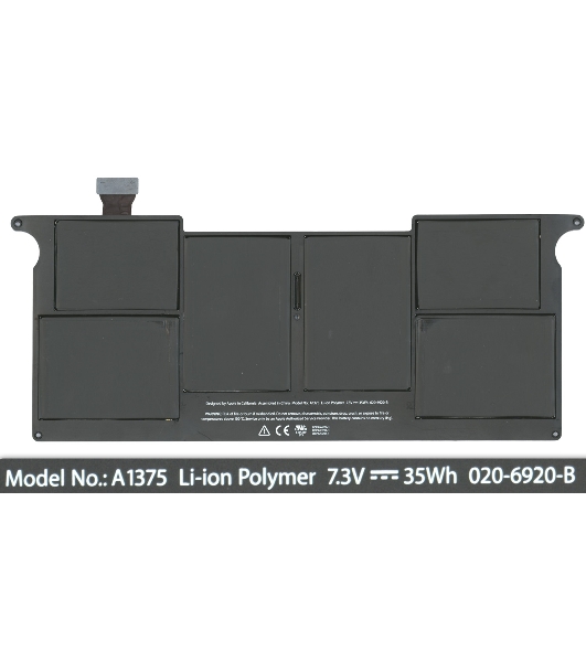 Аккумуляторная батарея для ноутбука Apple MacBook Air A1375 35Wh