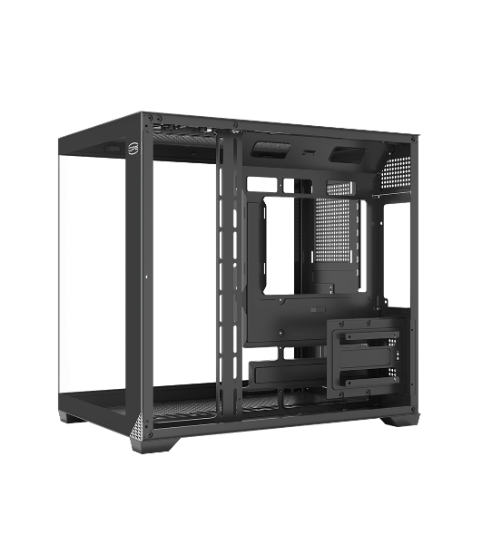 Компьютерный корпус без блока питания PCCooler C3T700 BK, Midi-Tower, TG, no fans, 1xUSB-A 3.0 + 1xUSB-A 2.0 + 1xUSB-C, ATX, mATX, mITX черный
