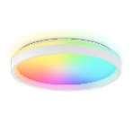 Светодиодный светильник RGB Ambrella light FZ607 WH/GD белый/золото IP20 66W 3000K-6500K+RGB D490*85 (ПДУ ИК), фото17