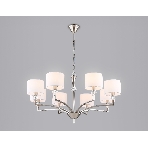 Люстра Ambrella light LH71123/8 SN/WH никель/белый E14/8 max 40W D840*880, фото4