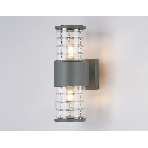 Светильник Ambrella light ST2523/2 GR/CL серый/прозрачный IP54 E27/2 max 40W 305*110*155, фото3