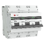 Выключатель автоматический модульный 3п C 16А 10кА ВА 47-100 PROxima EKF mcb47100-3-16C-pro, фото 1