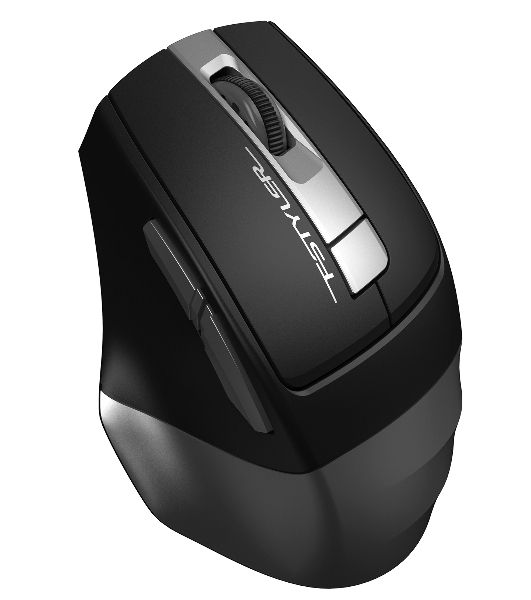 Мышь беспроводная A4Tech Fstyler FG35 серый/черный, 2000 dpi, радиоканал, USB, кнопки - 6