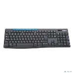 Комплект клавиатура+мышь Logitech MK275 беспроводной, USB, 1000 DPI, голубой/чёрный, фото7