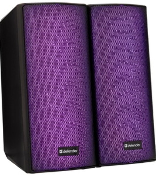 Колонки Defender Spitfire чёрный, 2.0, 6 Вт, Bluetooth, AUX