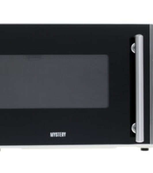 Микроволновая печь Mystery MMW-2032 черный/серебристый, 20 л, 800 Вт, переключатели - поворотный механизм