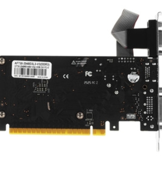 Видеокарта AFOX Geforce GT730 4Gb DDR3 128Bit DVI HDMI VGA LP Single Fan