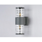 Светильник Ambrella light ST2523/2 GR/CL серый/прозрачный IP54 E27/2 max 40W 305*110*155, фото 1