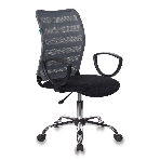 Кресло Бюрократ CH-599AXSL/32G/TW-11 серый/черный, сетка, 120 кг, механизм качания, фото10