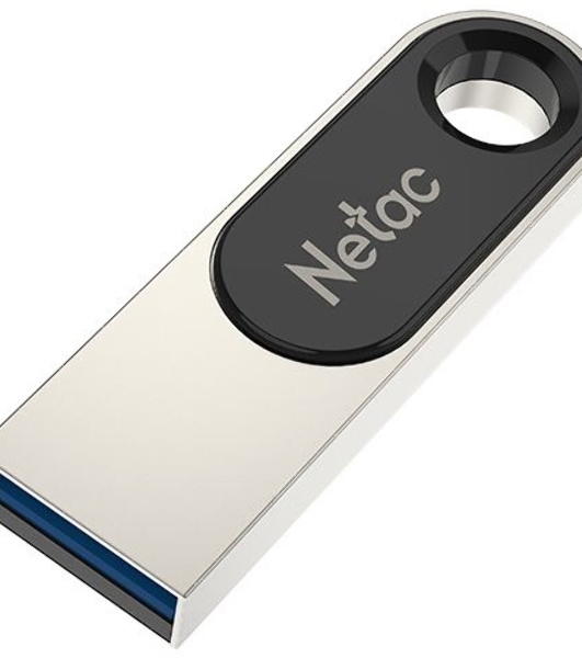 Флешка USB Netac U278 (NT03U278N-032G-20PN), 32Gb, USB 2.0, R/W 50/10, серебристый/черный