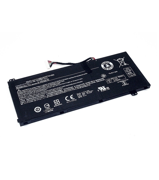 Аккумуляторная батарея для ноутбука Acer Spin 3 SP314-52 11.55V 5360mAh черный