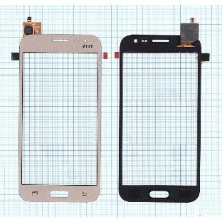 Сенсорное стекло (тачскрин) для Samsung Galaxy J2 SM-J200, золотое