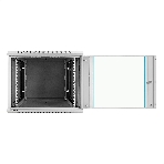Шкаф телекоммуникационный 19' настенный 9U ExeGate EC-WM-9U.450.G.GREY (19', 9U, 600x450x500 мм (ШхГхВ), передняя дверь закаленное стекло, съемные боковые панели, пыле- и влагозащита IP23, светло-серый RAL 7035), фото11