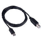 Кабель USB2.0 Гарнизон GCC-USB2-CMBM-1.8M, Type-C/BM, медь, 1.8м, черный, пакет, фото5