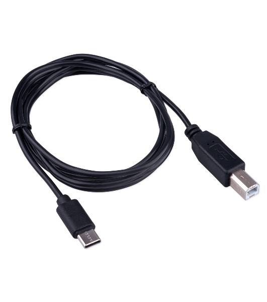 Кабель USB2.0 Гарнизон GCC-USB2-CMBM-1.8M, Type-C/BM, медь, 1.8м, черный, пакет