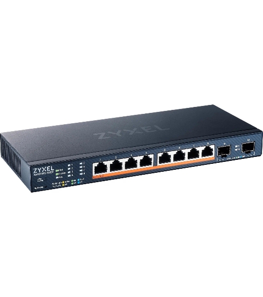 Коммутатор Zyxel XMG1915-10EP-EU0101F (L2+) 8x2.5 Гбит/с 2SFP+ 8PoE++ 130W управляемый