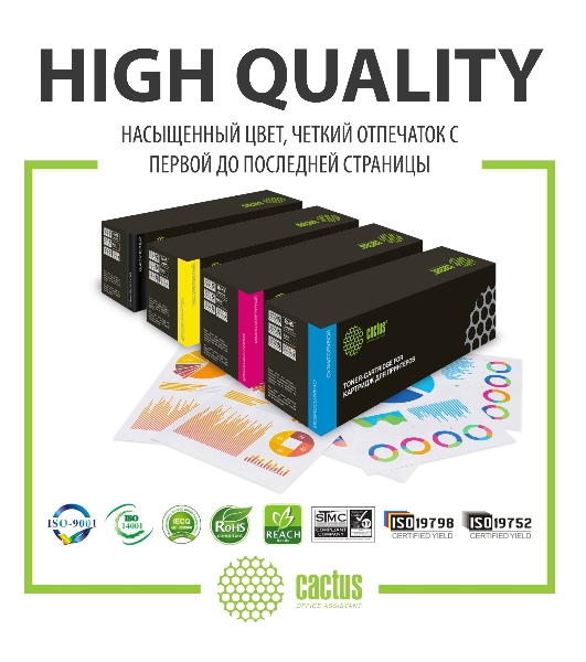 Картридж лазерный Cactus CS-CF353A пурпурный (1000 стр.) для HP M176/M177