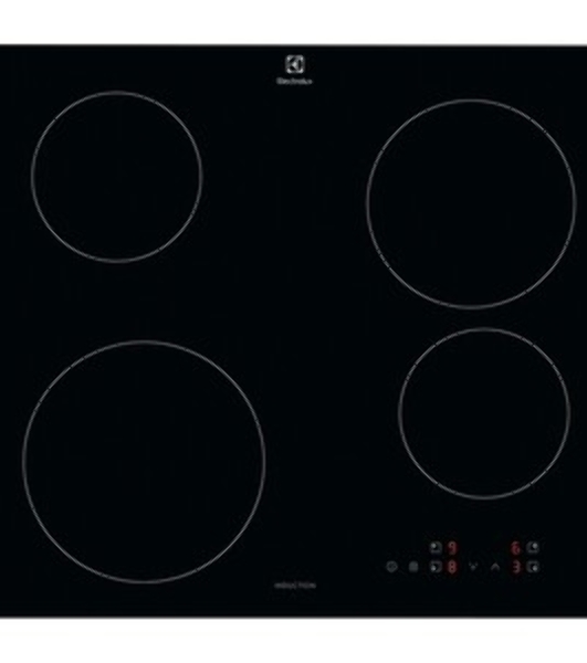Индукционная варочная панель Electrolux индукционная, 60 см, распознавание наличия посуды, черный