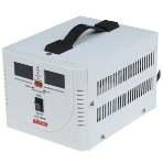 Стабилизатор напряжения Powerman AVS-D Voltage Regulator 1000VA, Digital Indication, 2x Schuko Outlets, 1m Power Cord, 230V, 1 year warranty, белый, фото6