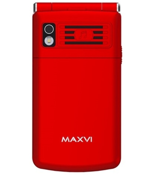 Мобильный телефон Maxvi E11 красный/серебристый