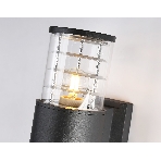 Светильник Ambrella light ST2525/2 BK/CL черный/прозрачный IP54 E27/2 max 40W 305*110*155, фото4