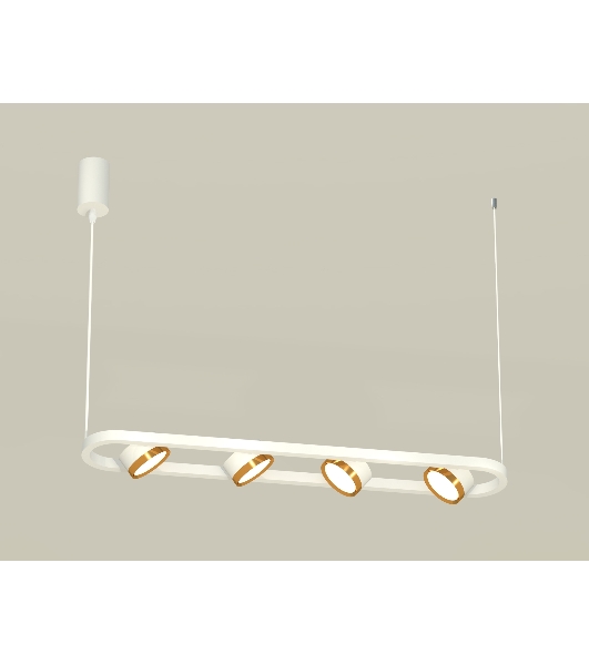 Светильник Ambrella light XB9163102/4 SWH/PYG белый песок/золото желтое полированное GX53 (C9163, N8124)