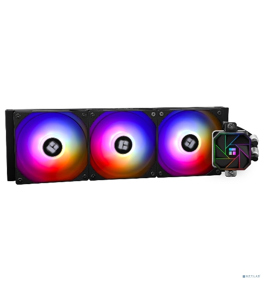 Система жидкостного охлаждения Thermalright Aqua Elite 360 V3 ARGB Soc-AM5/AM4/1151/1200/2066/1700 черный 4-pin 25.6dB Al Ret (A-ELITE-BL-360-ARGB-V3)