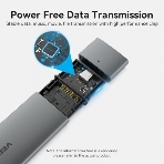 Корпус для SSD Vention USB 3.1 Gen 2-C M.2 NVMe Серый, фото12