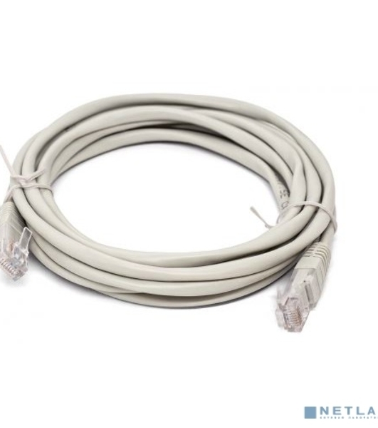 Кабель патч-корд, Filum FL-U6-3M U/UTP 6 cat. 3м, 26AWG(7x0.16 мм), омедненный алюминий (CCA), PVC, серый