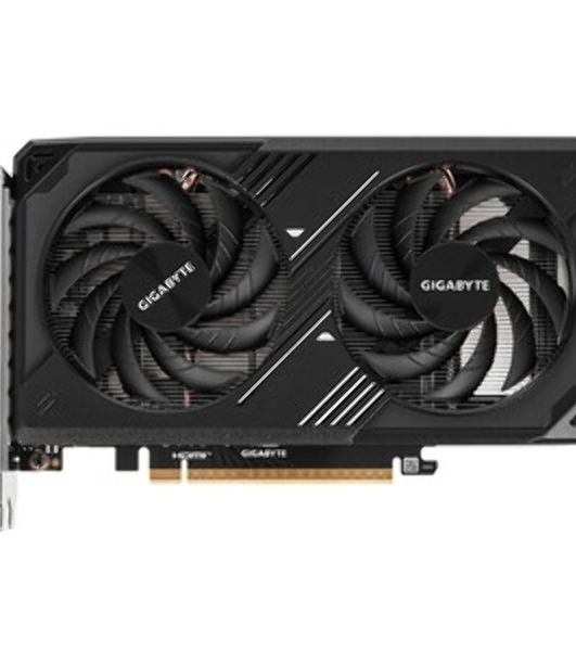 Видеокарта Gigabyte GeForce RTX 5050 Windforce OC, NVIDIA RTX 5050, 8 ГБ GDDR6, 128 бит, PCI-e 5.0, 1xHDMI, 2xDP, 2587 МГц