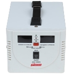 Стабилизатор напряжения Powerman AVS-D Voltage Regulator 1000VA, Digital Indication, 2x Schuko Outlets, 1m Power Cord, 230V, 1 year warranty, белый, фото5
