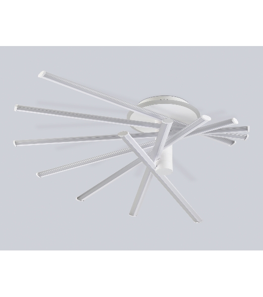 Потолочный светодиодный светильник Ambrella light FL6241 WH белый 135W 3000K-6400K 900*750*230 (ПДУ ИК)