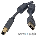 Кабель Defender USB04-10 PROКабель USB 2.0 для соед. 3.0м AM/BM, зол.конт, 2фер.фил., фото2