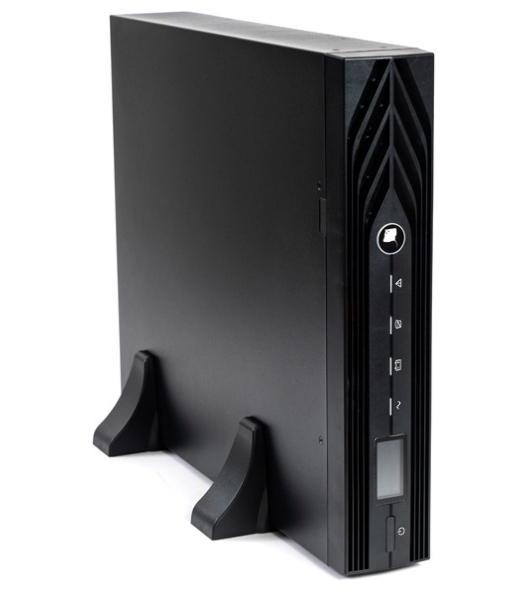 Источник бесперебойного питания SKAT-UPS 1000 RACK + 2x9Ah UPS 900 W, On-Line, sine, built-in rechargeable batteries 2 pcs x 9Ah
