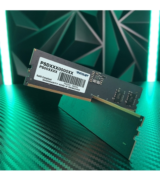 Оперативная память Patriot Signature, DDR5, 16GB (1x16 GB), 5200 MHz, CL42, DIMM