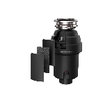 Измельчитель пищевых отходов Kuppersberg WS 750 B, High-Tech, мощность 750 Вт, 3800-4200 об/мин, защита от перегрева, авто выключение, DC мотор, шумоизоляция, уровень шума 70 дБ, черный, фото8