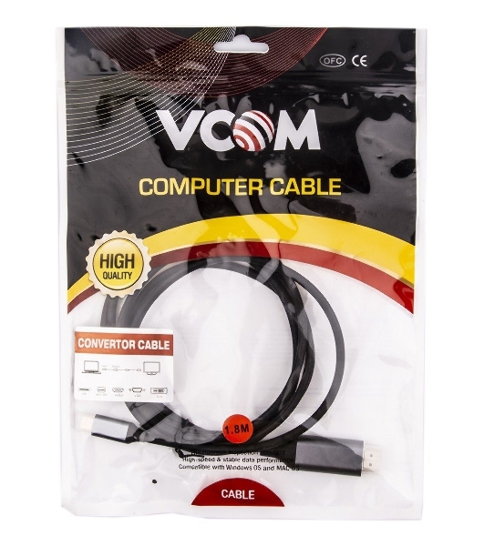 Кабель USB3.1 CM-HDMI 1.8M CU423MC-1.8M VCOM