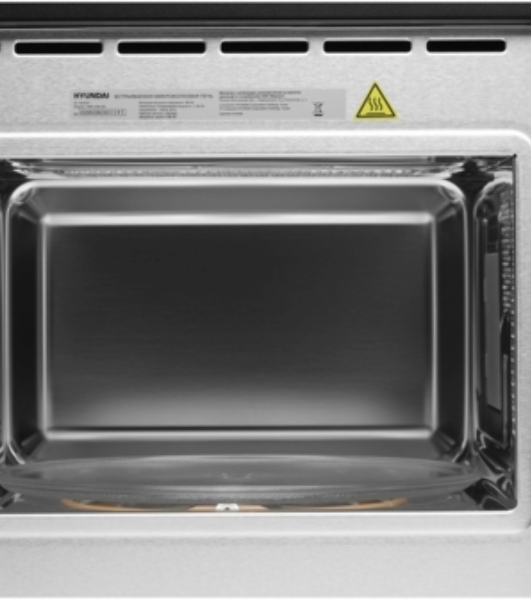Микроволновая печь встраиваемая Hyundai HBW 2560 BG черный, 25 л, 900 Вт, переключатели - сенсор