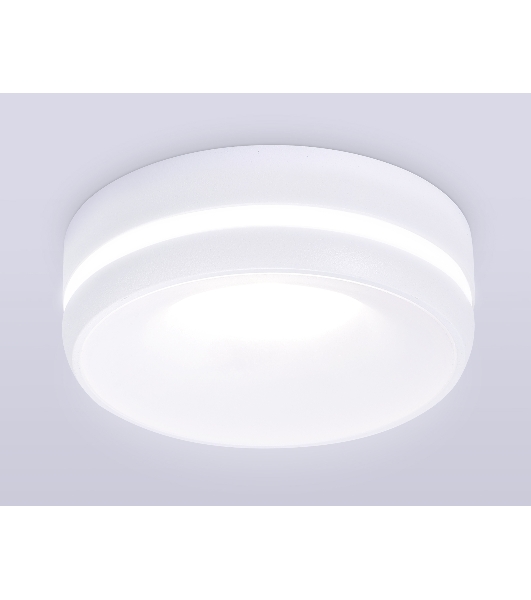 Светильник Ambrella light TN3333 SWH/FR белый песок/белый матовый GU5.3 D96*50